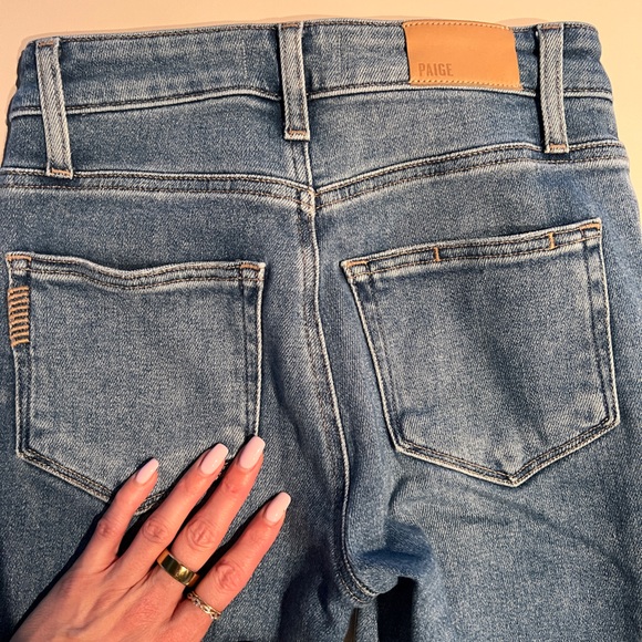 PAIGE CINDY HIGH STRAIGHT JEAN - Picture 7 of 9